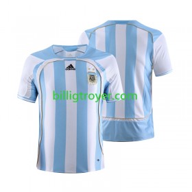 Billige Fotballdrakter Argentina 2006 Retro Hjemmedraktsett Kortermet
